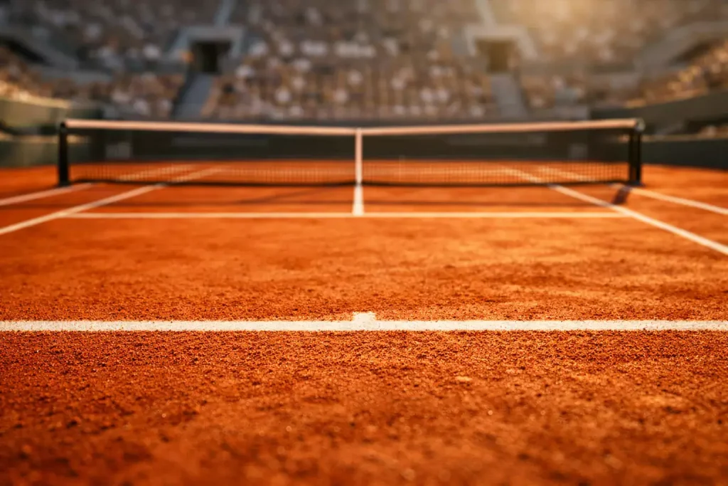 Spectateurs regardant un match de tennis en direct à Roland Garros